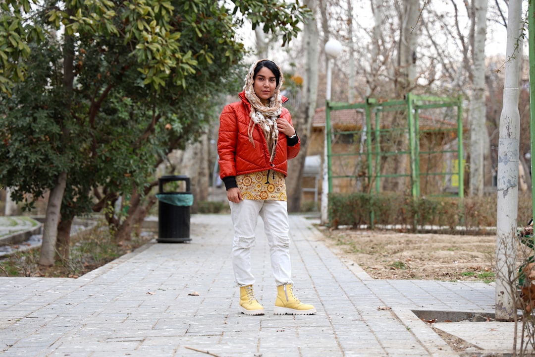 Photo orange pants